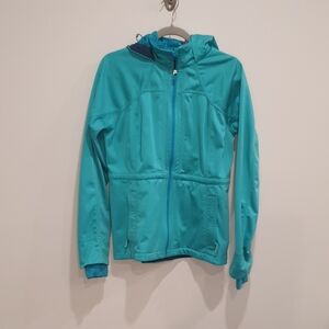 Lululemon Blue Script Jacket Size 10